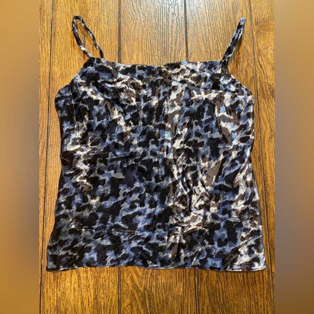 Bailey/44 Velvet Leopard Blouse Size S B9